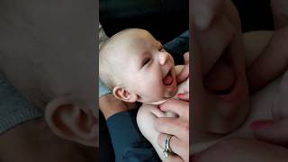 Baby giggles fyp viral adorable 2023 baby youtubeshorts funny tickles laughing [upl. by Eniad]