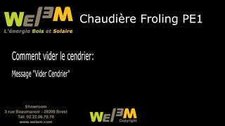 Comment vider cendrier chaudière Froling PE1 [upl. by Meyeroff385]