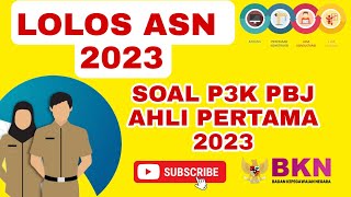 SOAL P3K AHLI PERTAMA PENGADAAN BARANG DAN JASA 2023  TES P3K PENGELOLA PENGADAAN BARANG JASA 2023 [upl. by Thilda855]