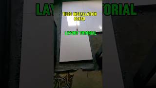 60X60 tiles installation tutorial 60x60 tilesinstallation tutorial construction [upl. by Lorrin]