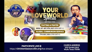 LIVE GLOBAL COMMUNION SERVICE WITH PASTOR CHRIS  JULY 2024 [upl. by Ennayllek]