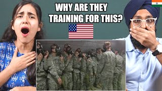 Indians React to Army Basic Training Gas Chamber [upl. by Chappell]