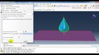 WaterDroplet Impacts on Membrane Plate in Simulation by Abaqus [upl. by Yelsna485]