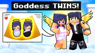 Im PREGNANT with GODDESS TWINS In Minecraft [upl. by Ijuy565]