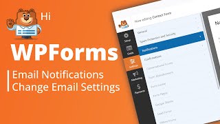 WPForms Email Notifications How to Easily Change Receiving Address  WPForms Email Setup [upl. by Anekam188]