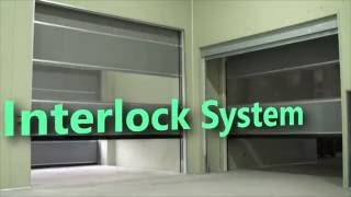 Interlock system coad high speed door rapid door rolling speed dooor [upl. by Alimac]