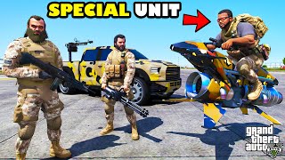 Franklin Trevor And Michael Join SPECIAL OPERATIONS FORCE in GTA 5  SHINCHAN and CHOP [upl. by Auhel]