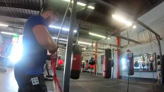 Garrett Zemlak  Goaltender Boxing Workout  Mob Boxing Las Vegas [upl. by Gnart]