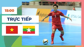 🔴 Nữ Việt Nam  Nữ Myanmar  Futsal  Ra Quân Thuận Lợi [upl. by Ariay]