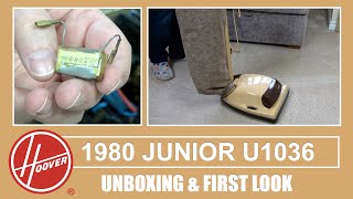 1980 Hoover Junior U1036 Vacuum Cleaner Unboxing amp First Look [upl. by Euqinoj56]