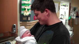 Dad holding his first child for the first time [upl. by Hunter]