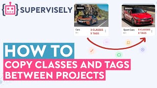 How to copy classes and tags between projects in Supervisely [upl. by Eronaele]