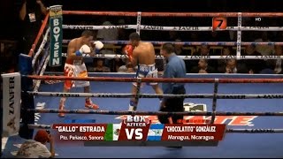 Juan Francisco quotGalloquot Estrada vs Roman quotChocolatitoquot Gonzalez Completa HD Tv Azteca [upl. by Ellerrehs]