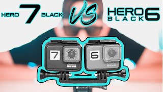 GoPro HERO 7 Stabilization Comparison vs Stabilized HERO 6 [upl. by Sugna]