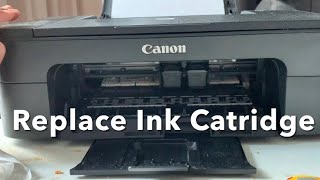 How to replace or change iNk cartridge of printer Canon All Models in minutes [upl. by Ennaylime794]