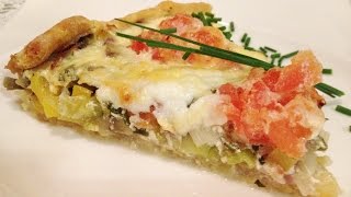 Quiche mit buntem Gemüse vegetarisch [upl. by Dian]