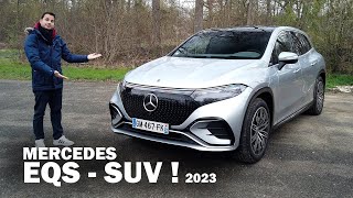 Nouveau MERCEDES EQS SUV  Le luxe Electrique SUV en 5 ou 7 Places [upl. by Aihsile820]