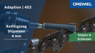 Dremel 453JA Kettingzaagslijpsteen met werkdiameter van 4 mm [upl. by Anerbas]