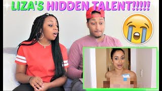 Liza Koshy quotWHAT I LOVE TO DO MY HIDDEN TALENTquot REACTION [upl. by Armanda]