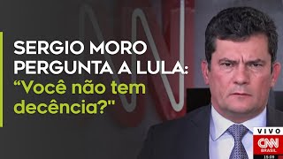 MORO PERGUNTA A LULA “Você não tem decência  ENTREVISTA COMPLETA CNN [upl. by Stortz]