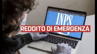 HOW TO APPLY FOR REDDITO DI EMERGENZA ON INPS WEBSITE [upl. by Amapuna506]