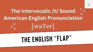 The English quotFlapquot The intervocalic t  sound [upl. by Uis]