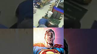 Robber Taken Down By Firefighter trending heros superman [upl. by Gilus]