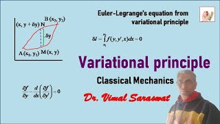 Variational principle  E19  Classical mechanics [upl. by Magel]