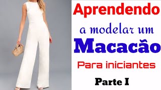 ✅️ DIY Como fazer MacacãoCostura fácil passo a passo para iniciantes Gisleide Noveloparte I [upl. by Dazhahs]