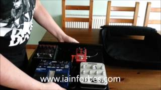 Gator pedal tote case  pedalboard review and unboxing [upl. by Ardnos]