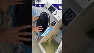 Haier automatic washing machine HWM 75B12756 demo [upl. by Auqenaj]