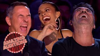 30 of the FUNNIEST Auditions EVER on Britains Got Talent [upl. by Weirick]