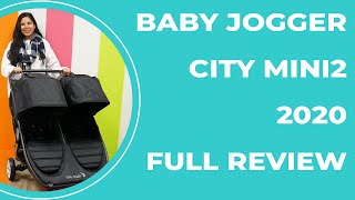 Baby Jogger City Mini2 Double 2020 Full InDepth Review [upl. by Henni]