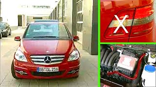 MercedesBenz AClass  BClass  Function of beltdriven starter  alternator  W169 W245 [upl. by Adnorehs]