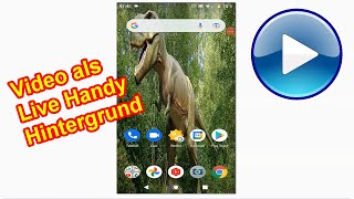 Video als Hintergrund amp Startbildschirm bei Android Smartphone – Handy Video Hintergrund einstellen [upl. by Churchill824]