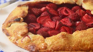 Strawberry Tart Recipe Demonstration  Joyofbakingcom [upl. by Cioban]