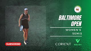 2024 Baltimore Open  Womens SemiFinal  BurusElliott vs LopezPejic [upl. by Giverin458]