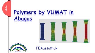 Shape memory polymer VUMAT Abaqus ArrudaBoyce VUMAT [upl. by Zirkle]