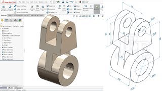 SolidWorks Tutorial for beginners Exercise 13 [upl. by Eetnahs]