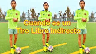 Cuando es un Tiro Libre Indirecto Tutorial Cuando hay un Tiro Libre Indirecto en Futbol [upl. by Monsour400]