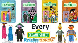 see newer video Every Super7 ReAction Sesame Street Action Figure 375quot Comparison List [upl. by Slater]