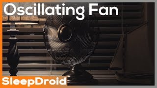 ► Oscillating Fan Sounds for Sleeping Rotating Fan Noise in STEREO Low Speed Fan [upl. by Kenney674]