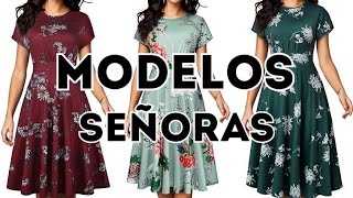 VESTIDOS PARA DAMAS de 405560 AÑOS  ELEGANTES VESTIDOS [upl. by Ebsen]