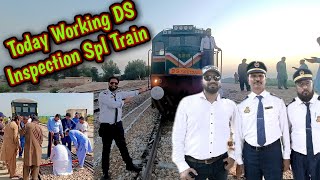 Today Working DS Inspection Spl Train [upl. by Alikam]