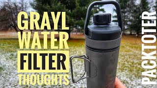 Grayl Titanium Water Filter Thoughts [upl. by Damarra]