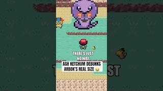 Ash Ketchum debunks Arbok’s true size 😂 pokemon shorts [upl. by Issiah]