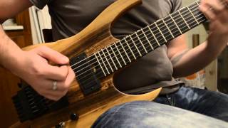 Hufschmid Tantalum 7 string headless Guitar  goofing around [upl. by Rhodie218]