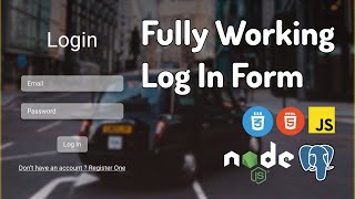 Backend  How to make login form  Fully working login form Part  2 [upl. by Aikemot153]