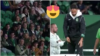 Sporting fans applauding Ruben Amorim in his last game for the club ❤️🥺 [upl. by Nawk]