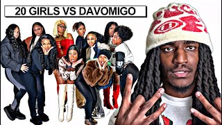 20 WOMEN VS 1 YOUTUBER DAVO MIGO [upl. by Eillat]